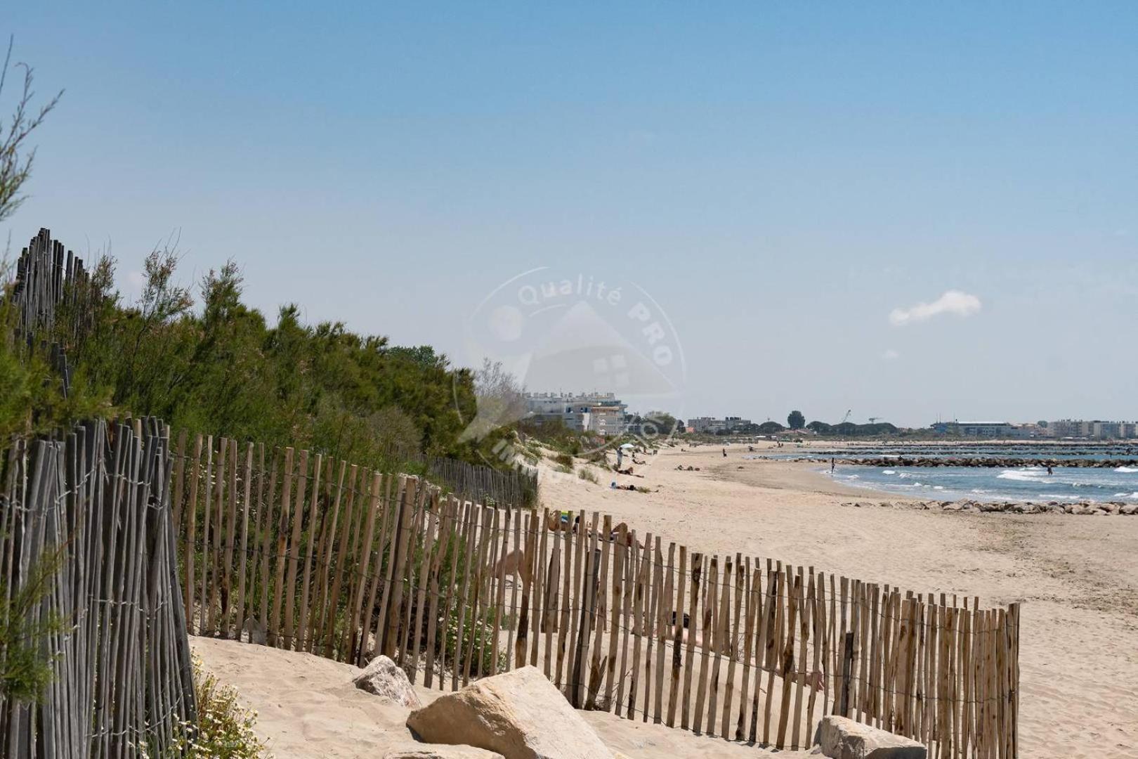 AS21512 - Studio Cabine vue mer latérale avec parking privé à 20m de la plage Le Grau-du-Roi Exterior foto